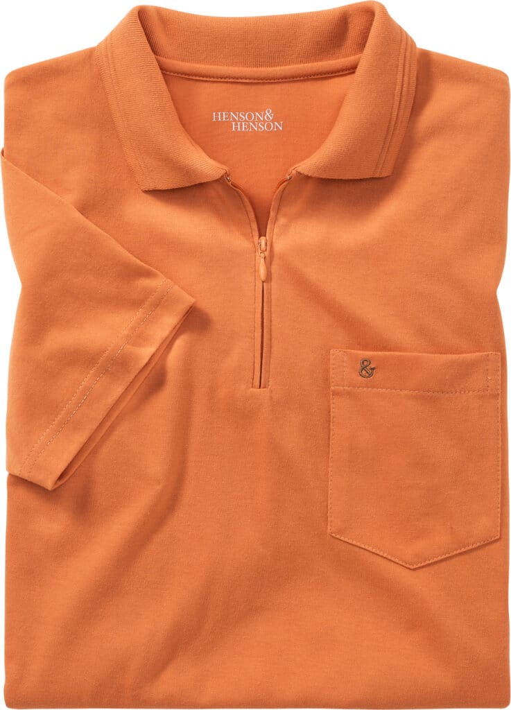 HENSON&HENSON Poloshirt mit Zipper