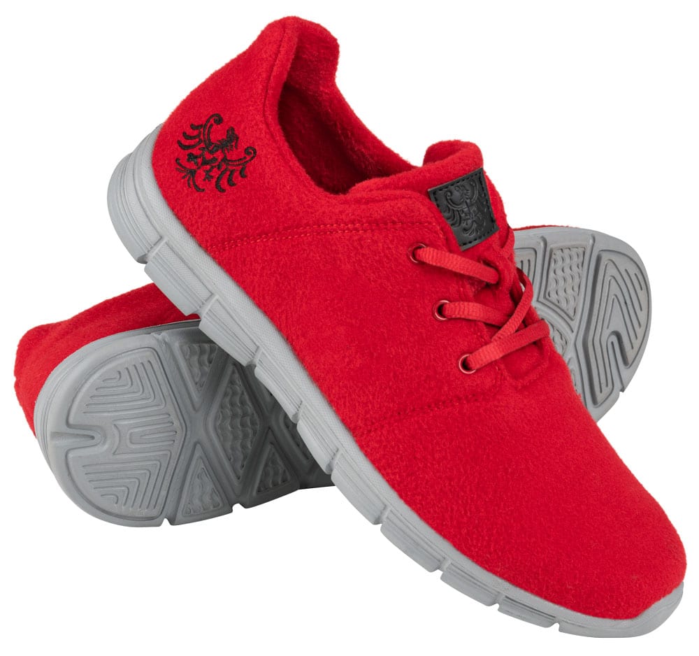Tiroler Loden Merino Sneaker- rot