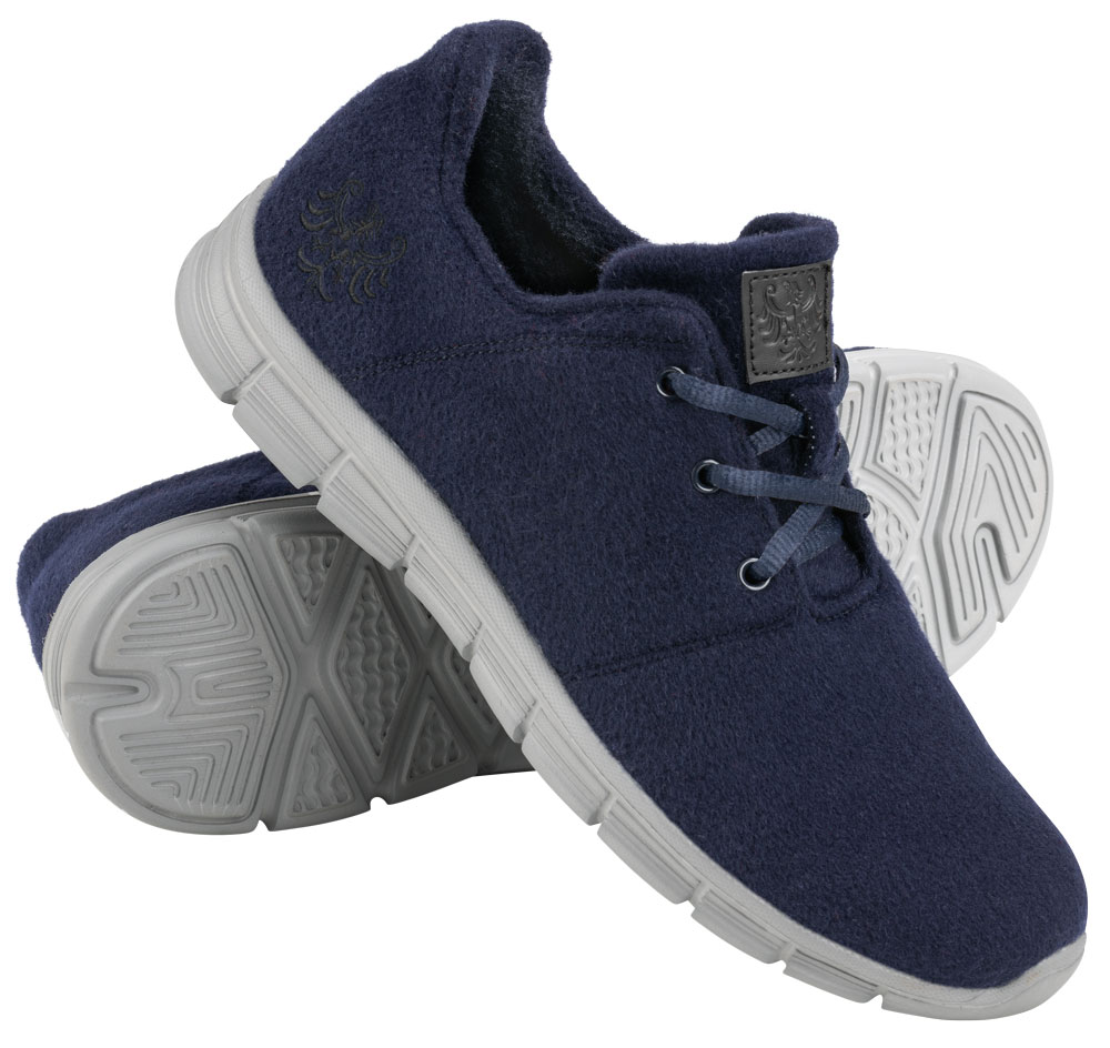 Tiroler Loden Merino Sneaker- marine