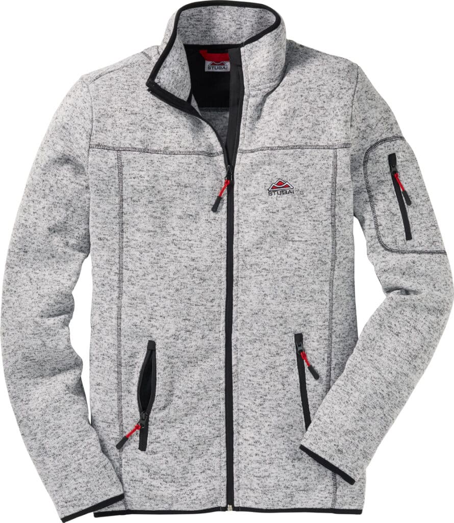 Stubai Strickfleece-Jacke Herren Frühlingsoutfits