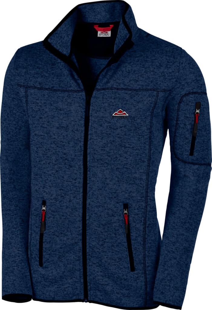 Stubai Herren Strickfleece-Jacke