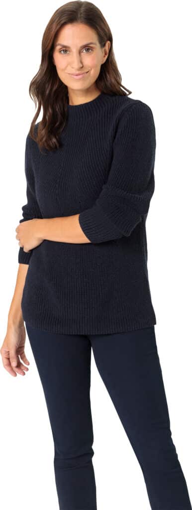 Emilia Parker Damen Stehkragen Pullover