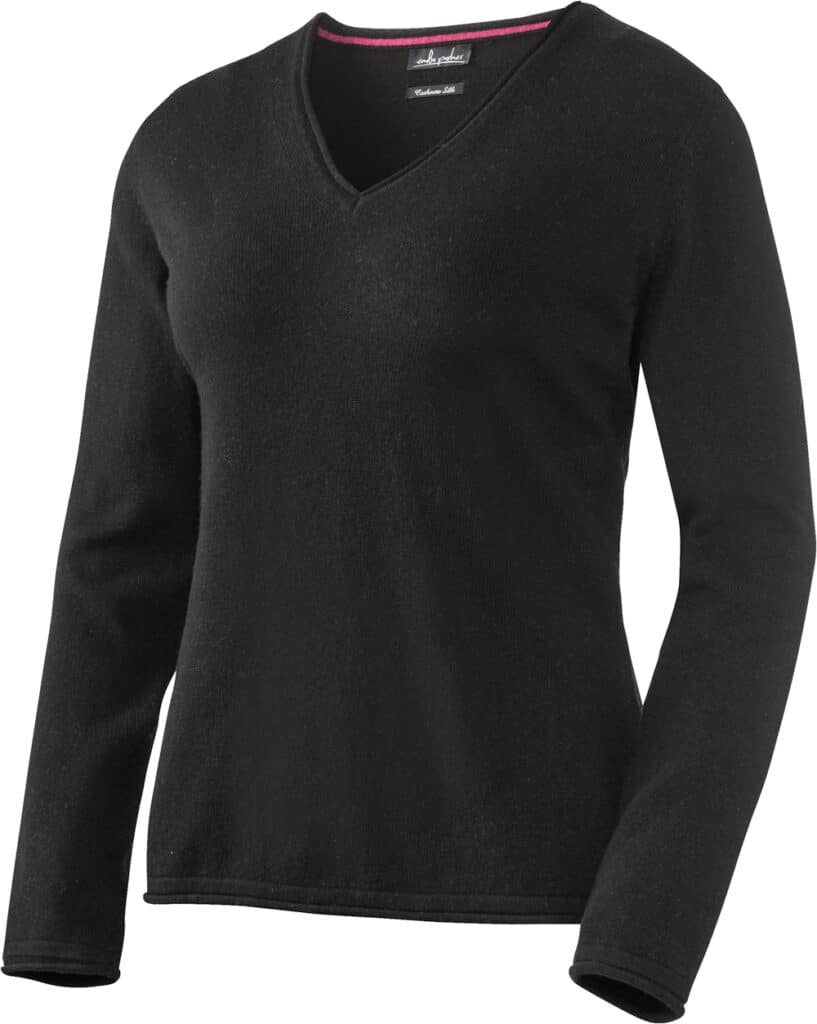 Emilia Parker Damen Kaschmir-Seidenpullover 