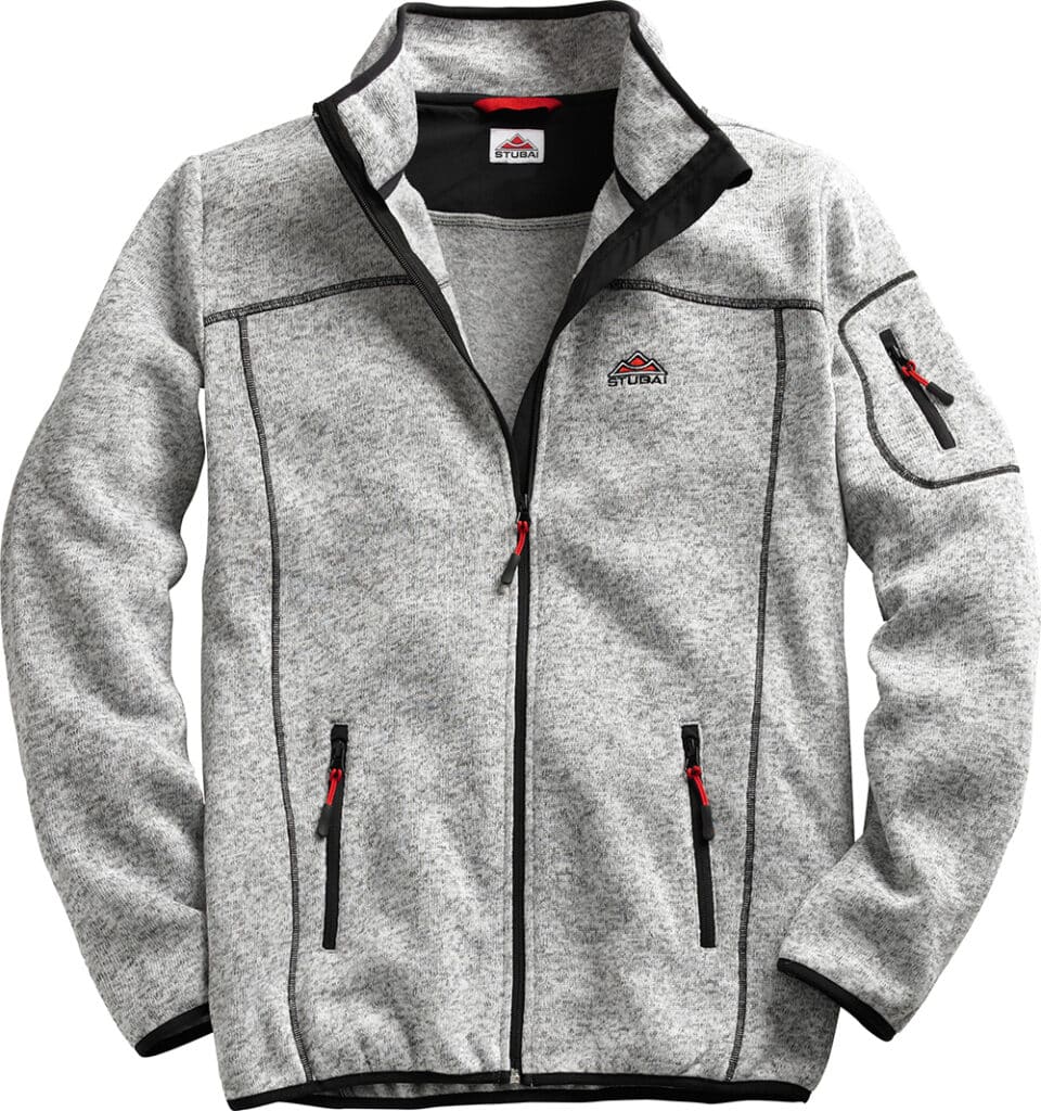 Stubai Herren Strickfleece-Jacke