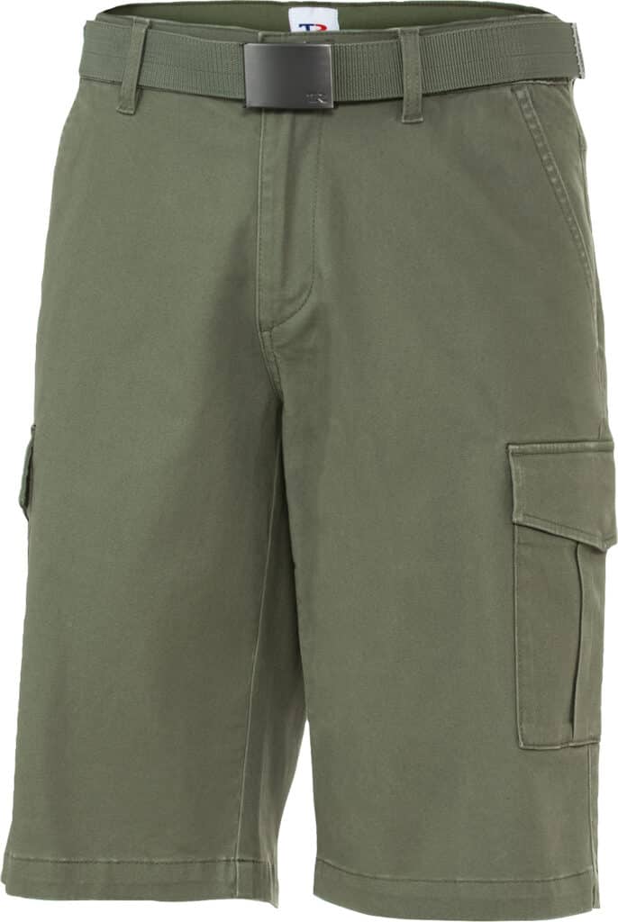 Tom Ramsey Herren Cargobermudas mit Gürtel