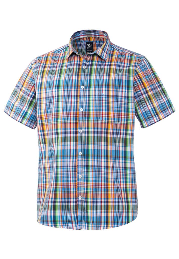 Baumwollhemd kurzarm