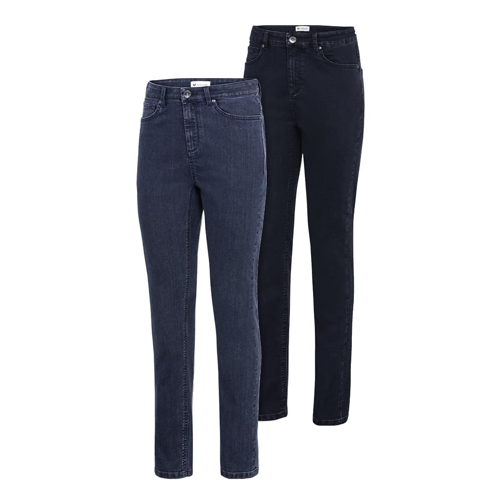 2er Pack Damen Jeanshosen
