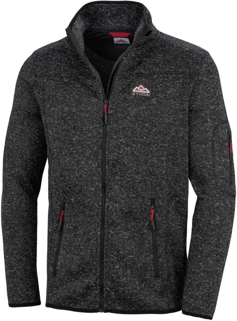Stubai Herren Strickfleece-Jacke