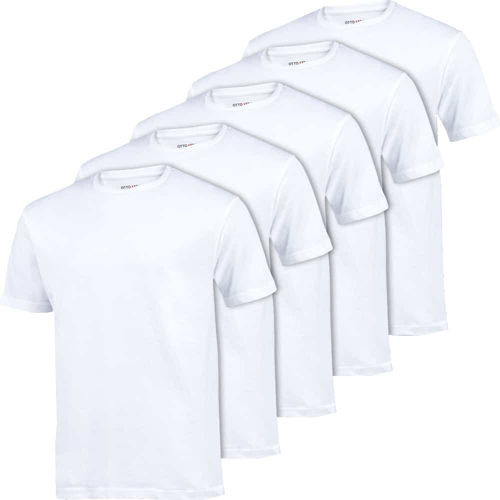 Otto Kern 5er Pack Herren T-Shirts Rundhals