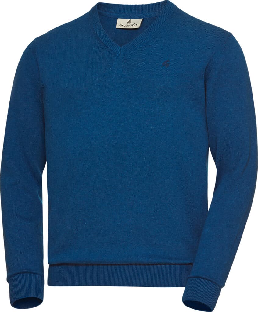 Jacques Britt Herren Pullover mit V-Ausschnitt