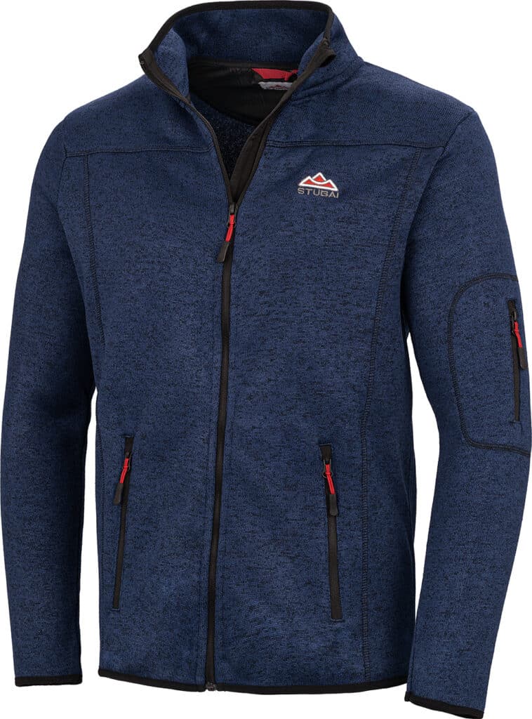 Stubai Herren Strickfleece-Jacke