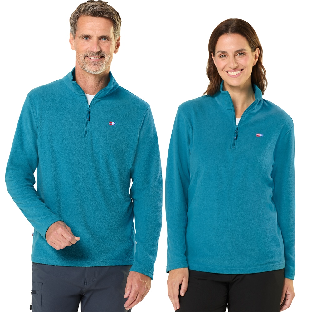 Spitzbergen Fleeceshirt mit Zipper unisex
