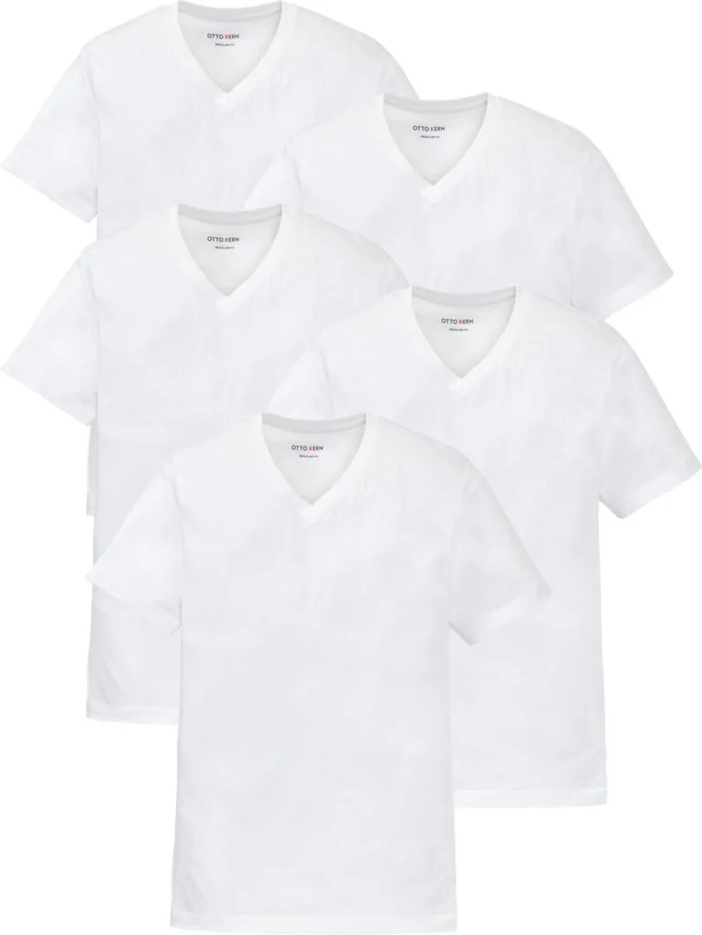 Otto Kern T-Shirts mit V-Ausschnitt im günstigen 5er Pack